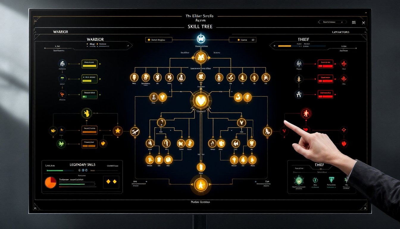 skyrim skill tree